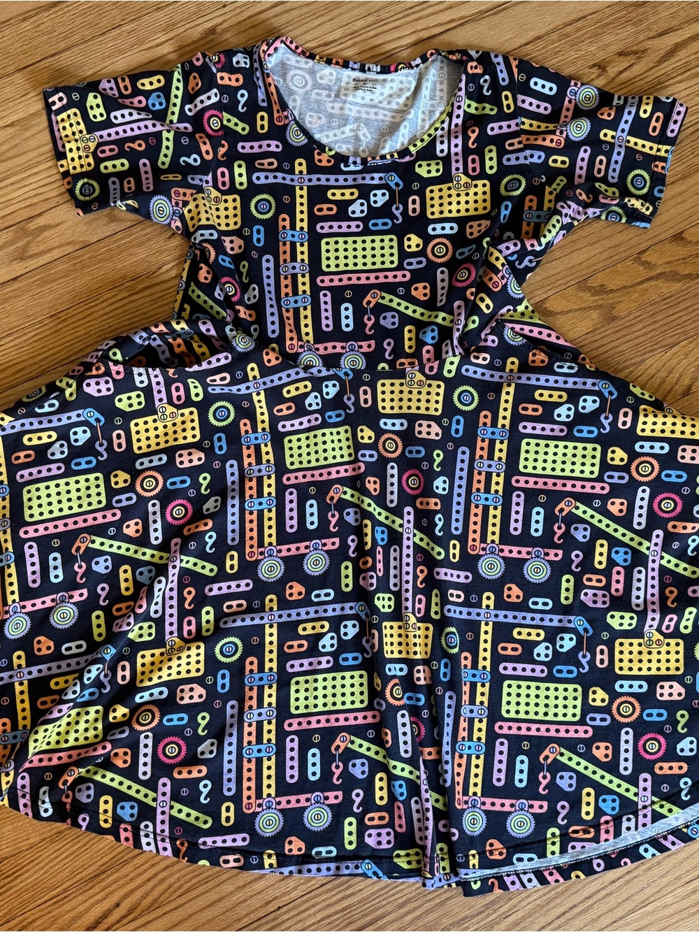 Svaha Construction Blocks Twirl Dress sz Large